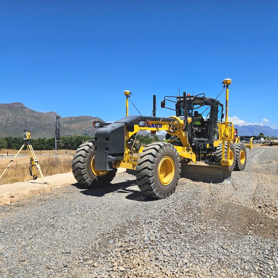 Komatsu Motor Grader_Trimble Komatsu Motor Grader Trimble